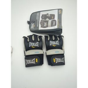 Everlast EverCool MMA Training Gloves Size L/XL w/ Case – Used, Odor Free